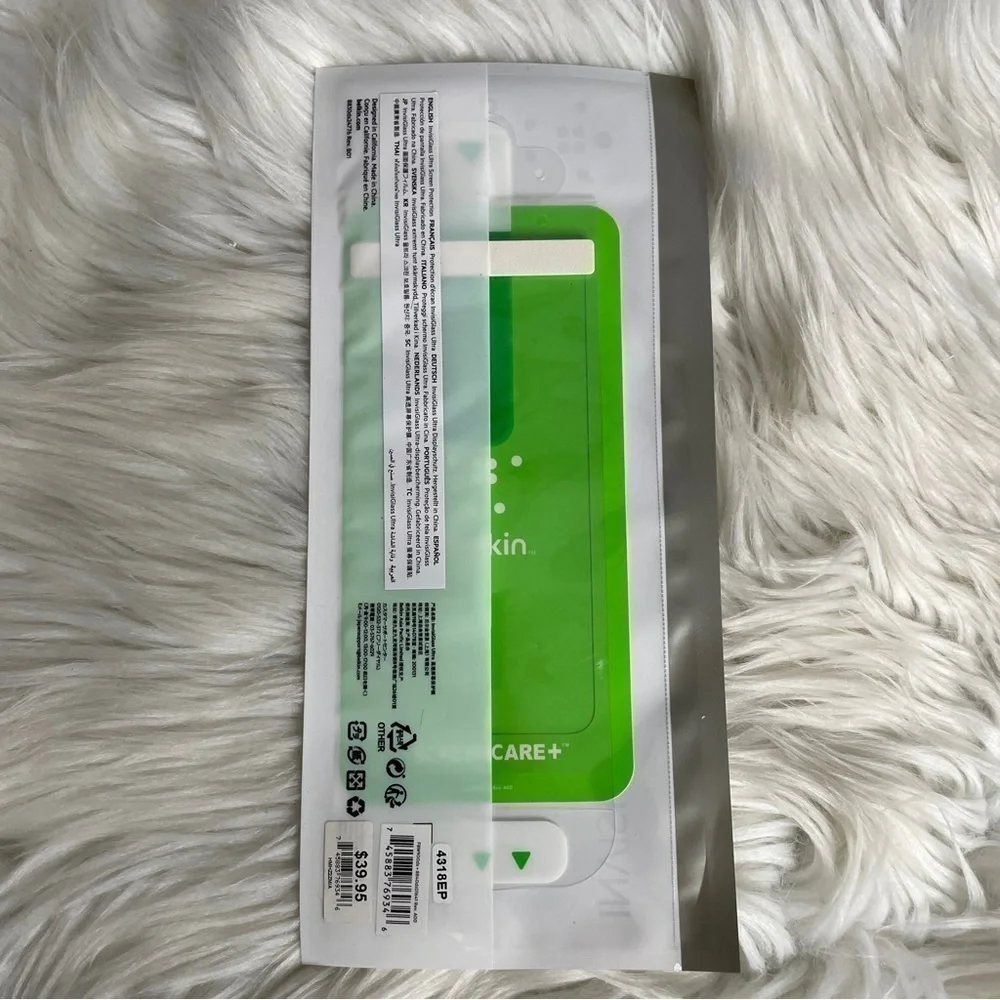 Nwt Belkin INVISIBLE Screen Protector for Apple iPhone XR